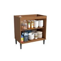 Balcão De Cozinha Linna T721 C- 2 Portas S- Tampo 80cm Canela-grafite - Kappesberg - 5