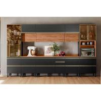 Balcão De Cozinha C- Tampo Proença C- 1 Porta E 4 Gavetas 120cm Nogueira Touch-nude Prime - Demóbile - 6