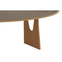 Mesa De Sala Jantar Mila Madeira Maciça C- Tampo Madeirado C- Vidro 180x105cm Carvalho-off White - Kappesberg - 6