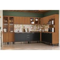 Balcão De Cozinha Linna T720 C- 1 Porta S- Tampo 40cm Canela-grafite - Kappesberg - 6