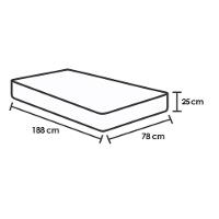 Colchão Solteiro Molas Ensacadas Superpocket Airtech (78x188x25) - Ortobom - 2