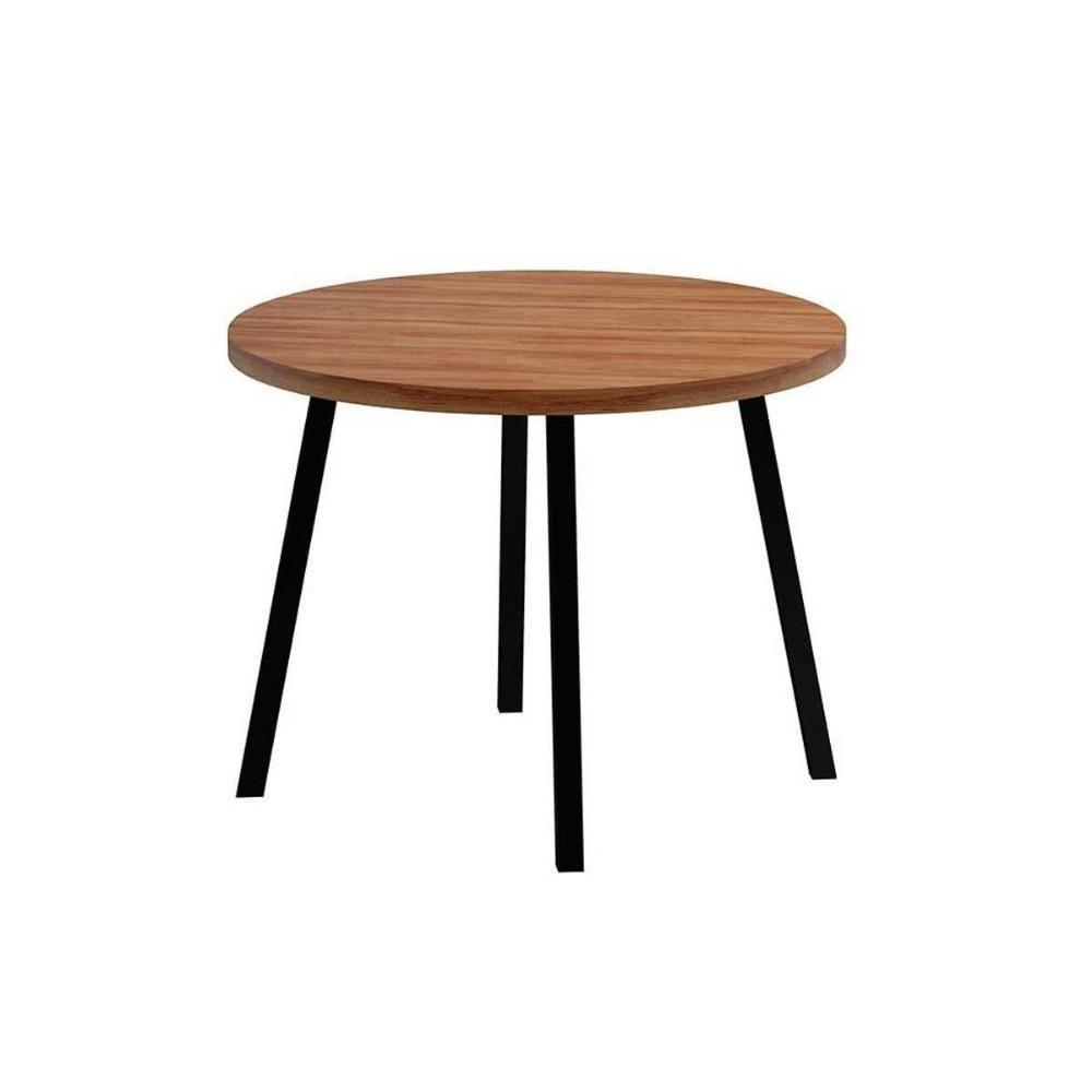 Sala De Jantar Completa Stellar 1599 Aço C- Tampo Madeirado 100x100cm E 4 Cadeiras 1736 Preto-nogal - Preto - Carraro - 8