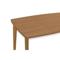 Mesa De Sala Jantar Petra Madeira Maciça C- Tampo Madeirado 170x90cm Carvalho-canela - Kappesberg - 5