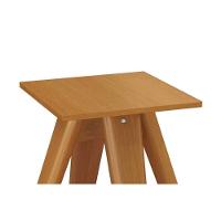 Mesa De Sala Jantar Duna Madeira Maciça C- Tampo Madeirado C- Vidro 120x80cm Carvalho-freijo Bronze - Kappesberg