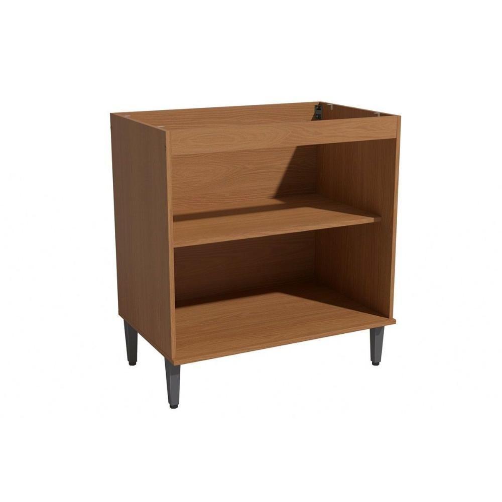 Balcão De Cozinha Linna T721 C- 2 Portas S- Tampo 80cm Canela-off White - Kappesberg - 4