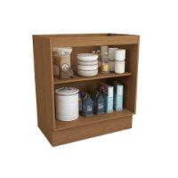 Balcão De Cozinha Vibra T624 C- 2 Portas S- Tampo 80cm Canela Lacca - Kappesberg - 3