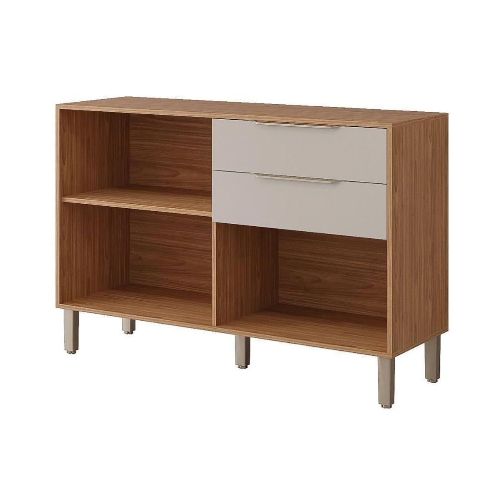 Balcão De Cozinha C- Tampo áurea C- 2 Portas E 2 Gavetas 120cm Cinamomo-titanium - Mgm - 5