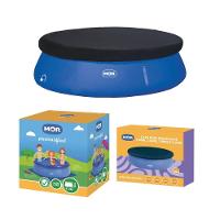 Piscina Inflável 2400 Litros Redonda Splash Fun Com Capa Mor - 7