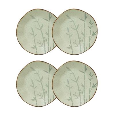 Conjunto 4 Pratos Fundos 22,5 Cm Ryo Bambu Porcelana Oxford