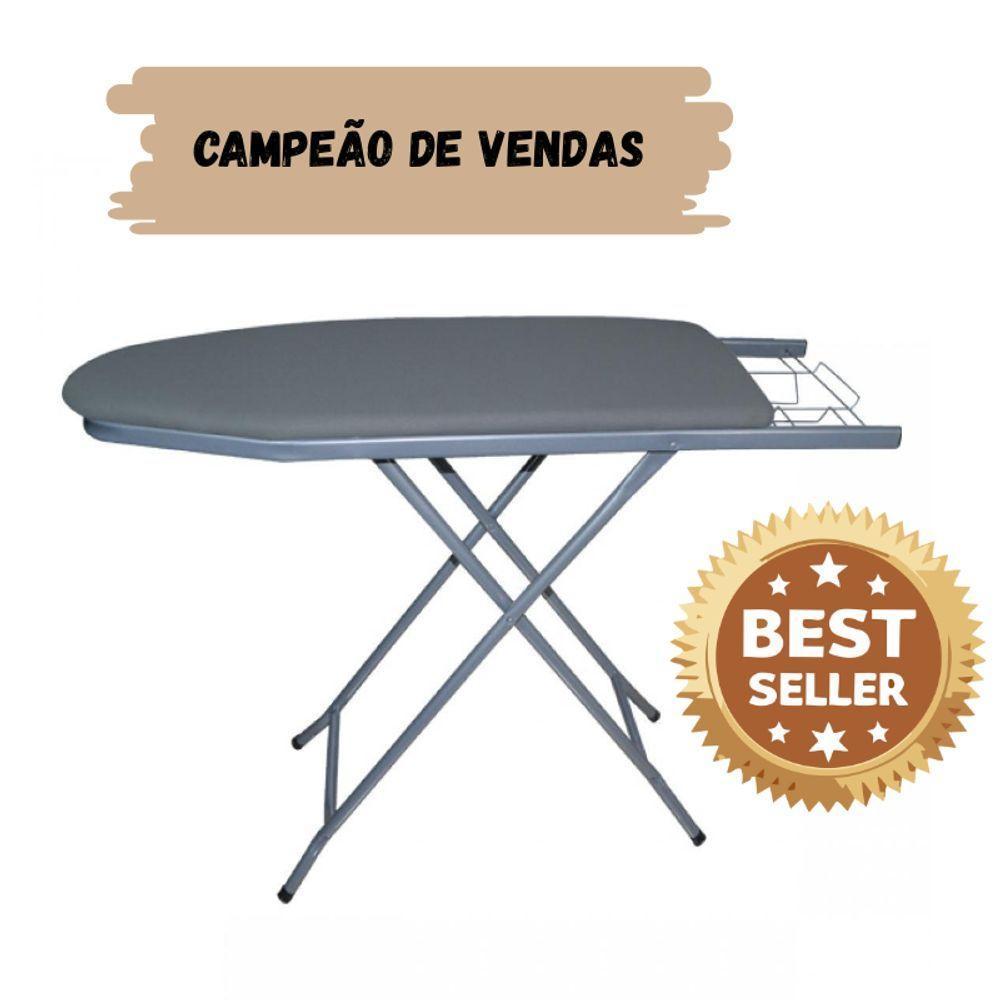 Mesa Tábua De Passar Roupas Regulável Aço Carbono Reforçada - 2