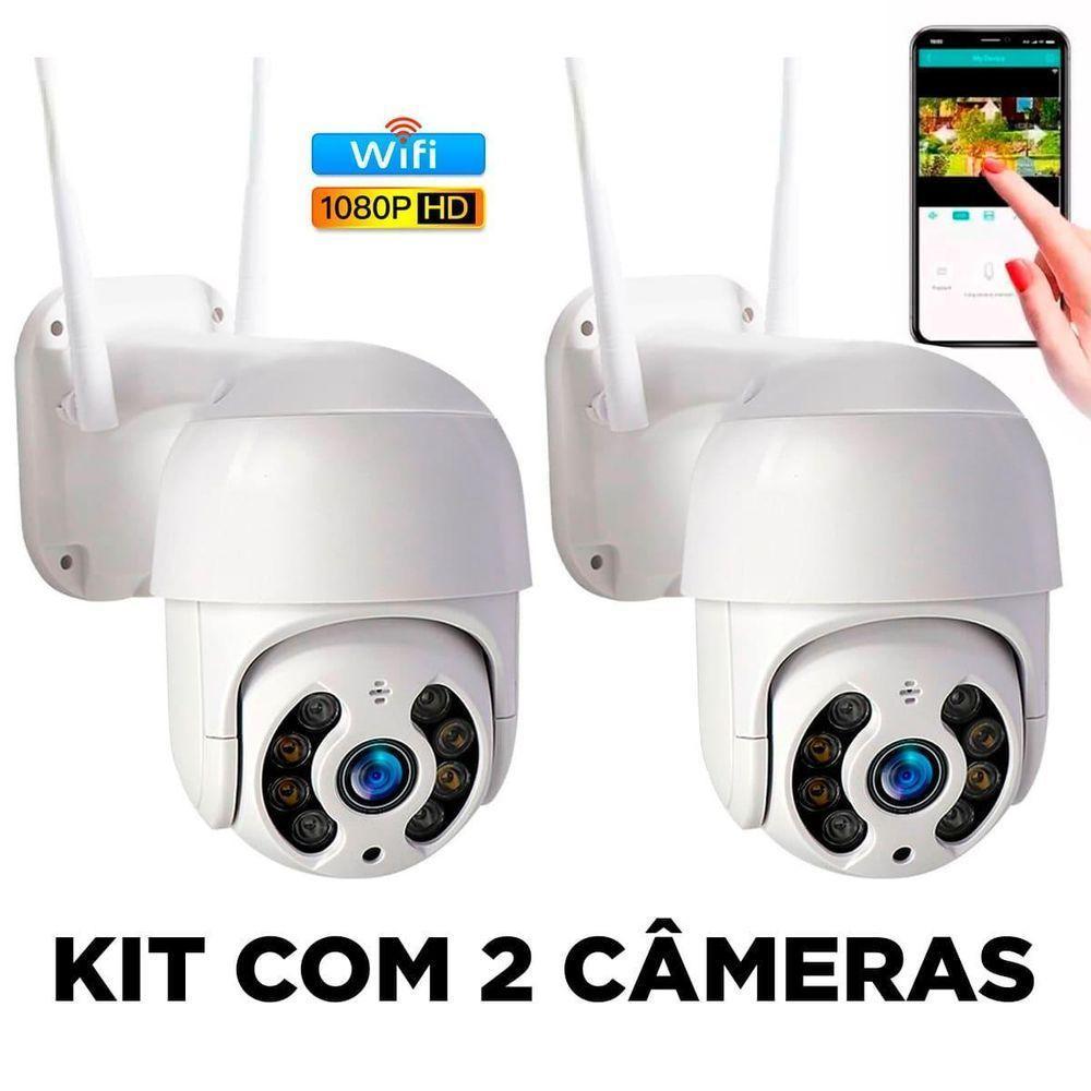 Kit 2 Câmeras Segurança Ip Full Hd 360 | Android-ios - 2