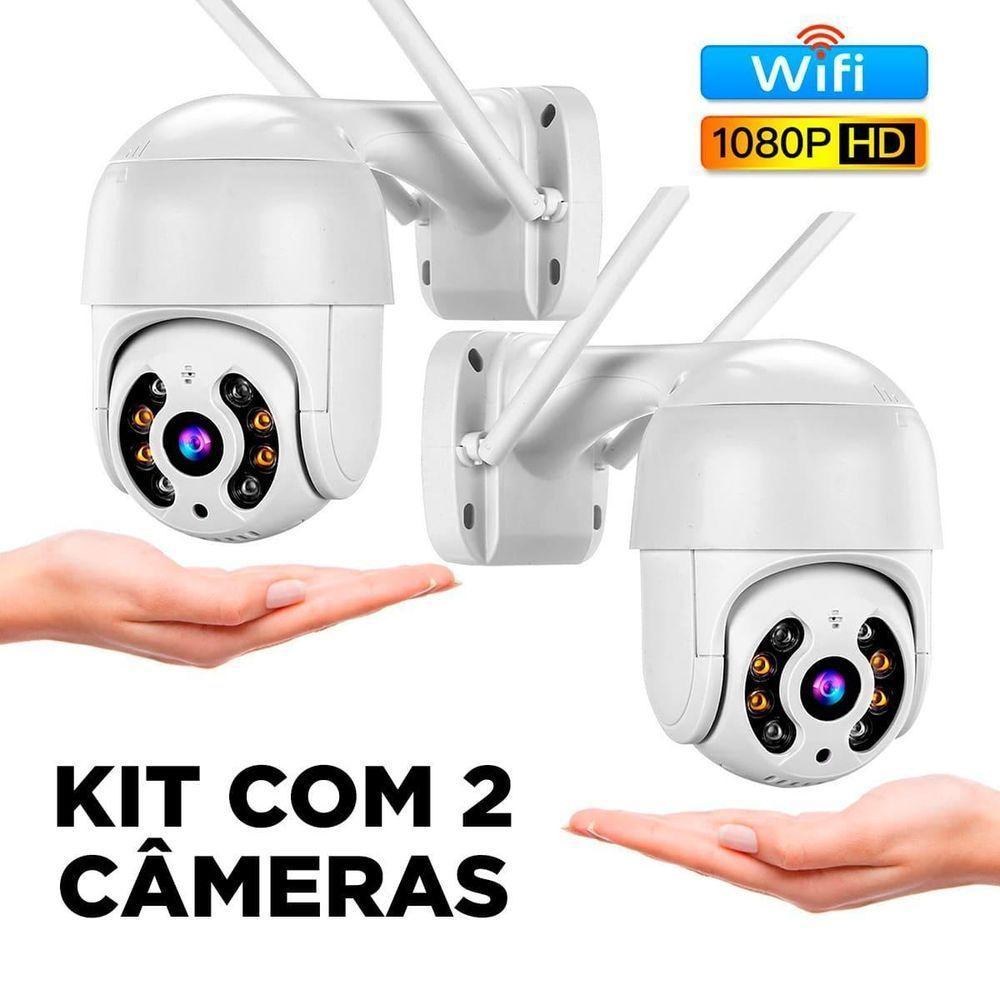 Kit 2 Câmeras Segurança Ip Full Hd 360 | Android-ios - 5