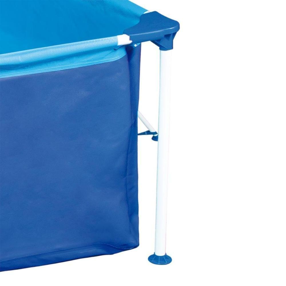 Piscina Retangular 7600 Litros Estruturada Premium Capa E Forro Mor - 7