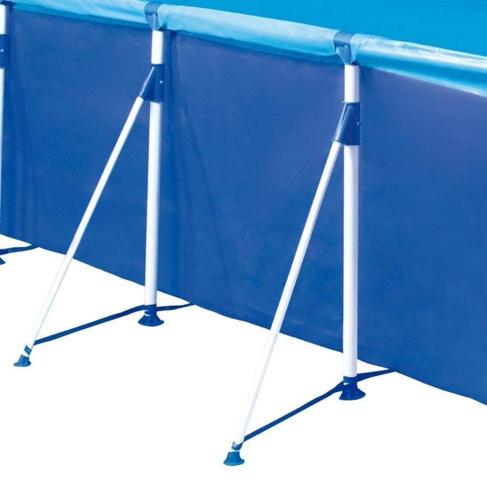 Piscina Retangular 7600 Litros Estruturada Premium Capa E Forro Mor - 8