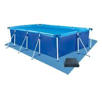 Piscina Retangular 6200 Litros Estruturada Premium Capa E Forro Mor - 1