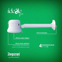 Ducha Ideale Plus 4 Temperaturas Branco Sem Cano 6800 Watts 220 Volts - Did4t68220br01 - Zagonel - 2