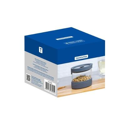 Pote De Vidro Hermético Tramontina Em Borossilicato Com Tampa 0,4 L