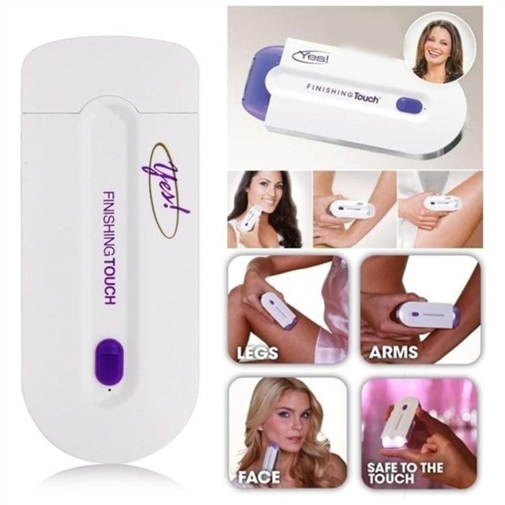 Depilador Led Laser Removedor De Pelos Sensor Feminino Touch Light Sem Dor Para Rosto Perna Braço E Virilha Sem Fio Recarregável - 3