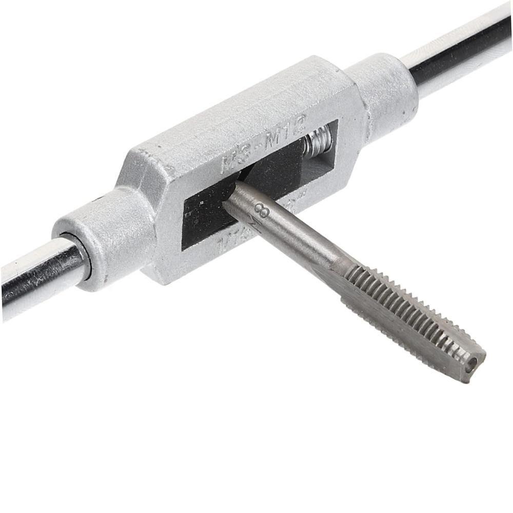 Jogo Tarracha Macho Cossinete Madeira Alumínio Pente Abre Kit Rosca Completo 8 Peças - 5