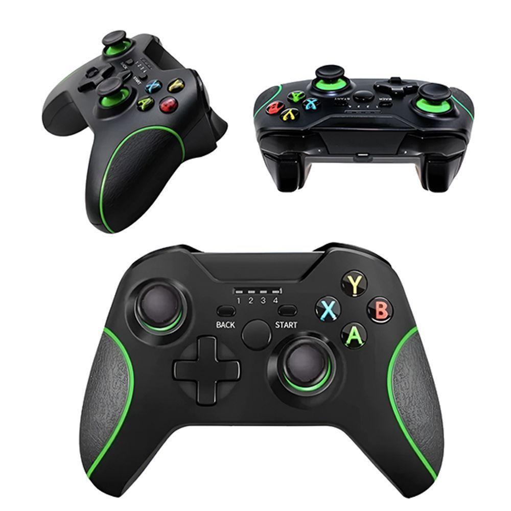 Joystick Sem Fio Controle Compatível Com Xbox One Pc E Cloud Gaming Cor Preto E Verde - 2