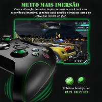 Joystick Sem Fio Controle Compatível Com Xbox One Pc E Cloud Gaming Cor Preto E Verde - 5