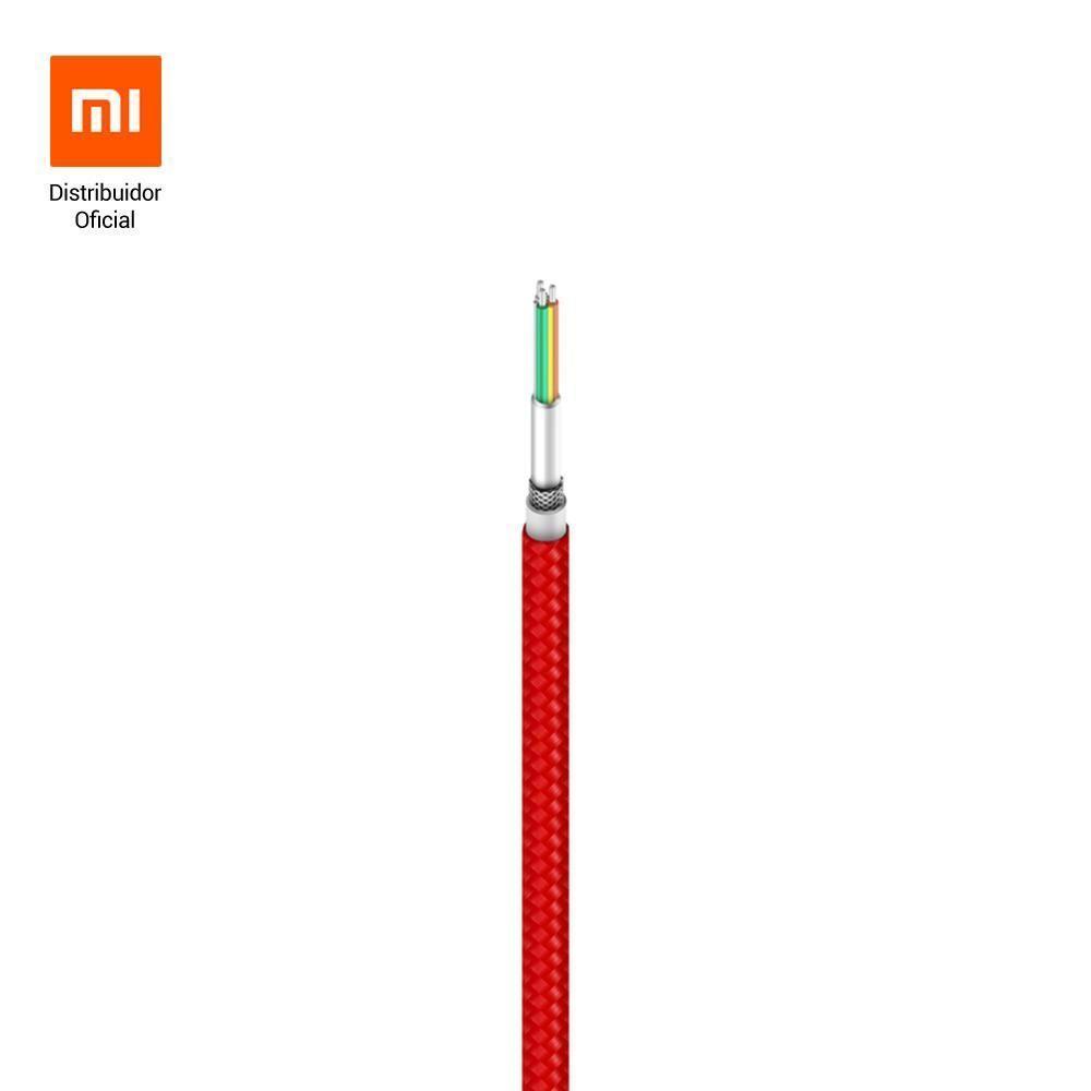 Cabo Usb Para Tipo-C 100cm Xiaomi Vermelho - 3