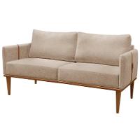 Sofá Namoradeira Milla Luxo Castellar Móbile Linho Bege Claro Linho Bege Claro - 1