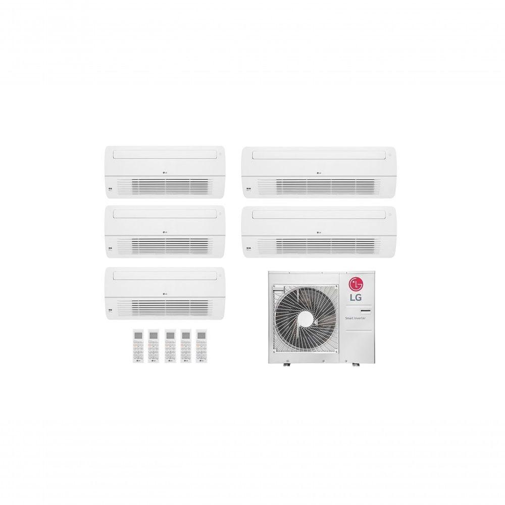Ar Condicionado Multi Split Inverter 5 Ambientes (1via 3X 9.000BTUS, 2X 18.000BTUs) Quente/Frio WiFi Integrado 220V - 1