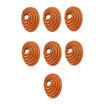 Kit 7 Máscara Anime Naruto Cosplay laranja