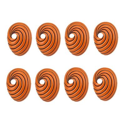 Kit 8 Máscara Anime Naruto Cosplay laranja