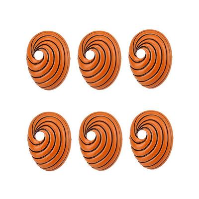 Kit 6 Máscara Anime Naruto Cosplay laranja