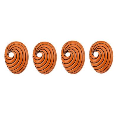 Kit 4 Máscara Anime Naruto Cosplay laranja