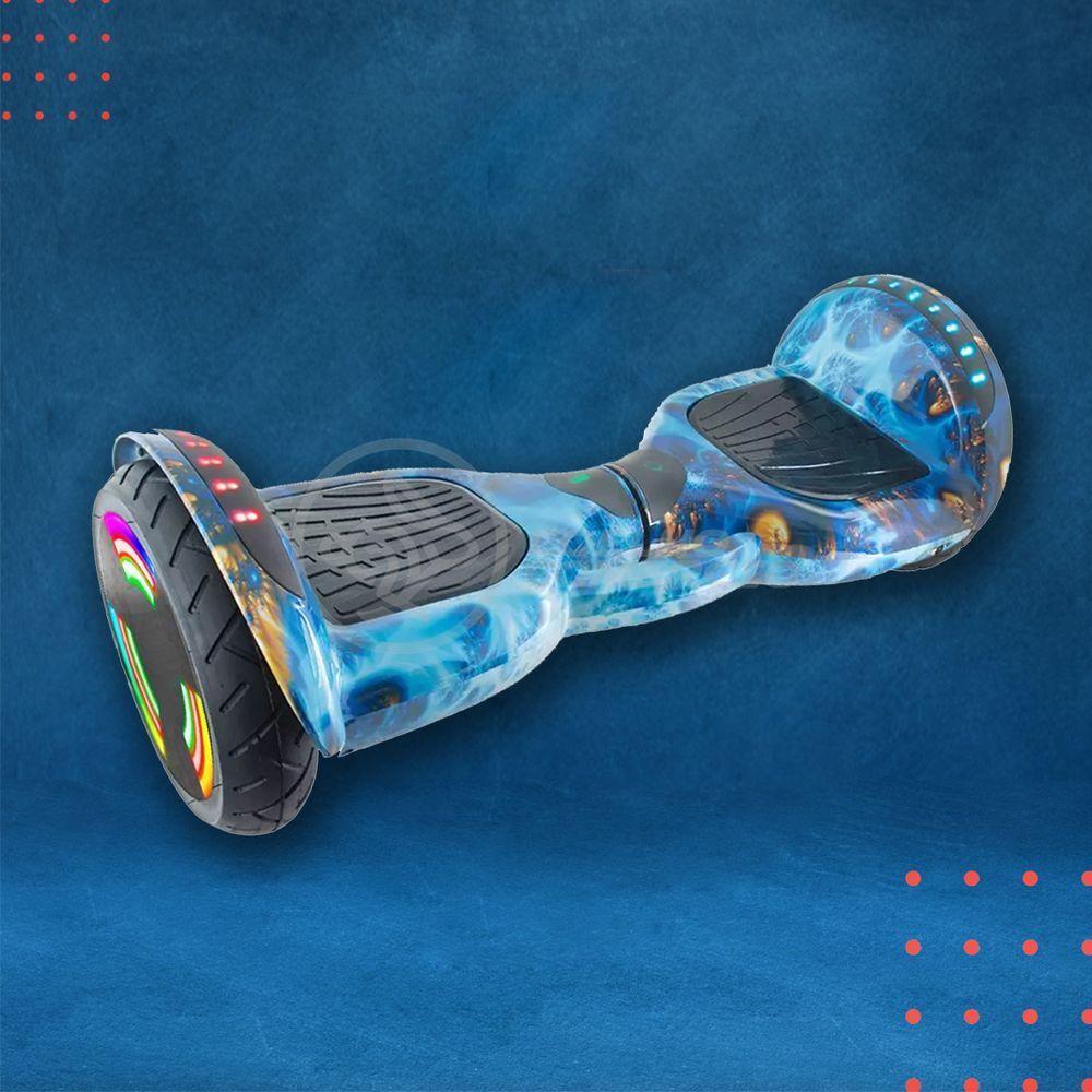Hoverboard Infantil Skate Elétrico Led Azul Oceano - 5