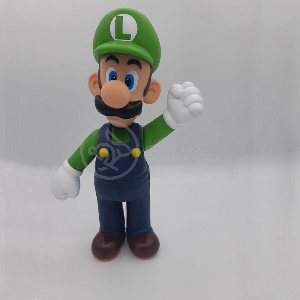 Boneco Action Figure Luigi Articulado 23cm Super Mario World - 1