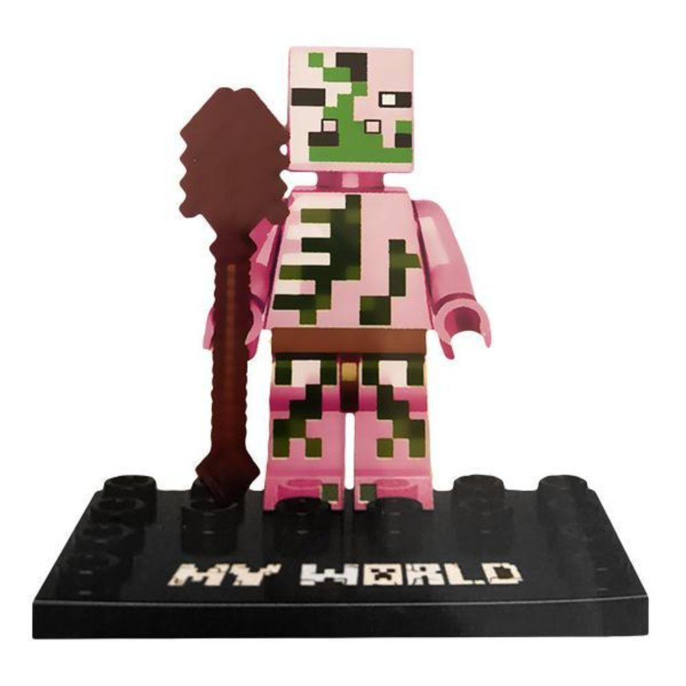 Brinquedo Boneco Minecraft My World Compatível Lego - Hunter - 1