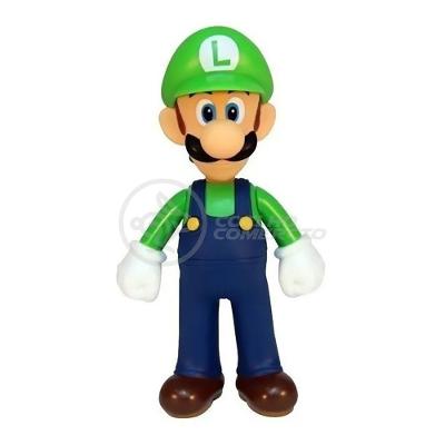 Boneco Action Figure Luigi Articulado 23cm Super Mario World