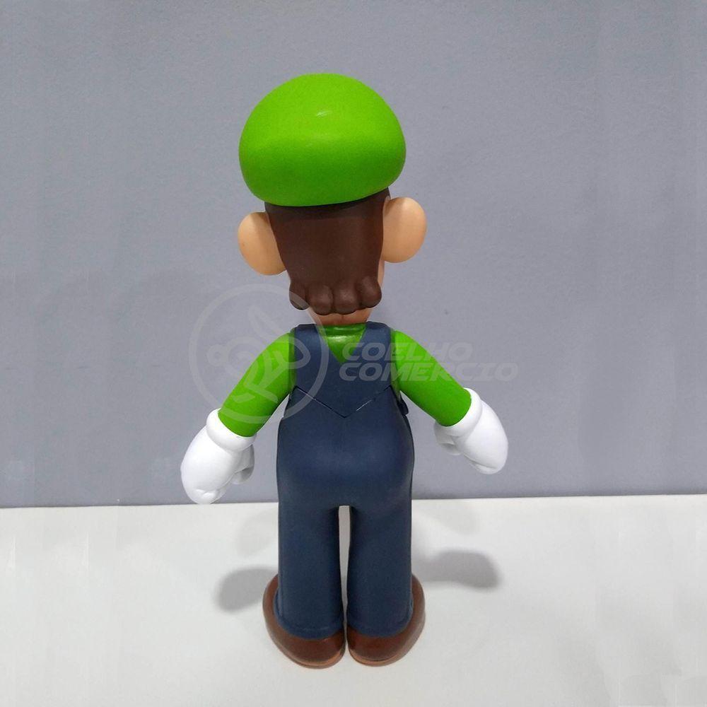 Boneco Action Figure Luigi Articulado 23cm Super Mario World - 7