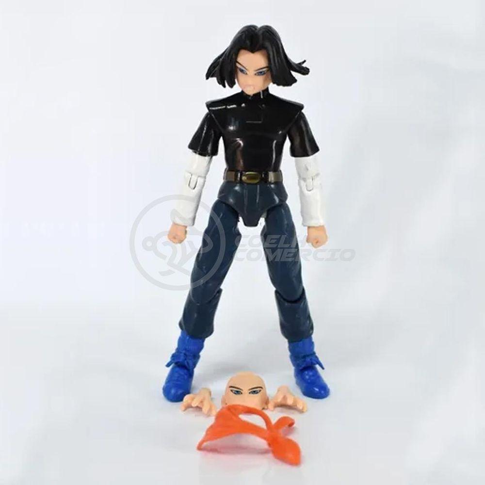 Boneco 16cm Action Figure Android Numero 17 Dragon Ball Z - 4