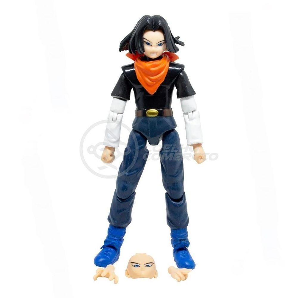 Boneco 16cm Action Figure Android Numero 17 Dragon Ball Z - 7