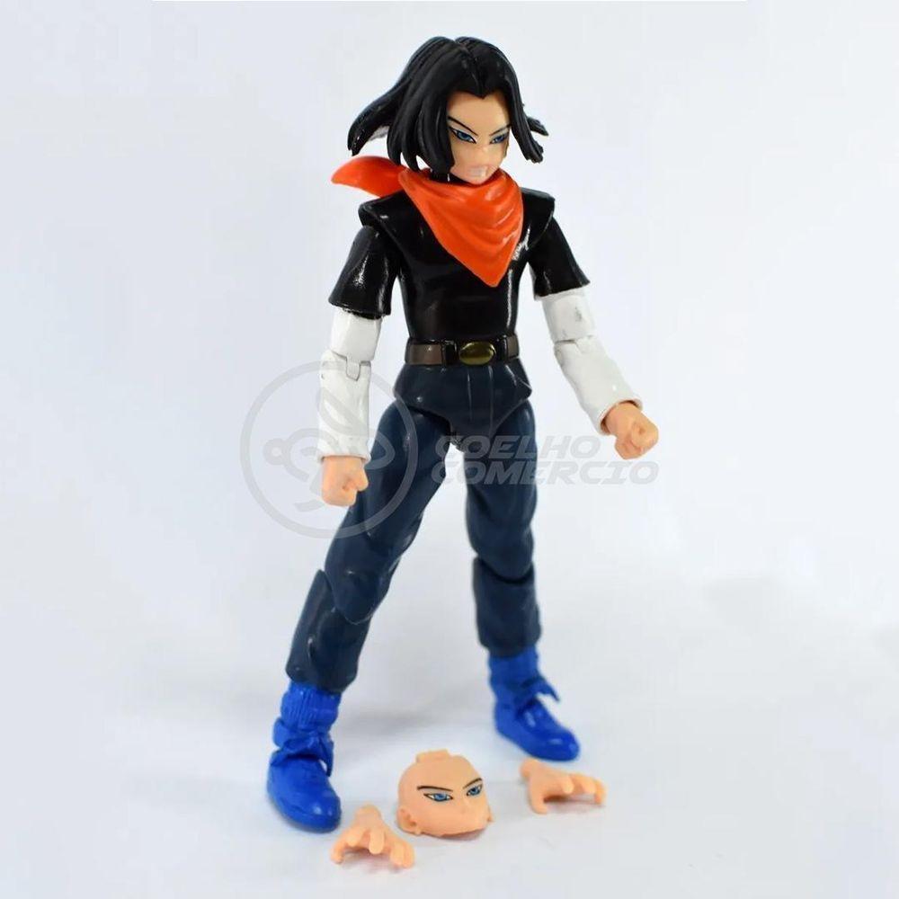 Boneco 16cm Action Figure Android Numero 17 Dragon Ball Z - 8