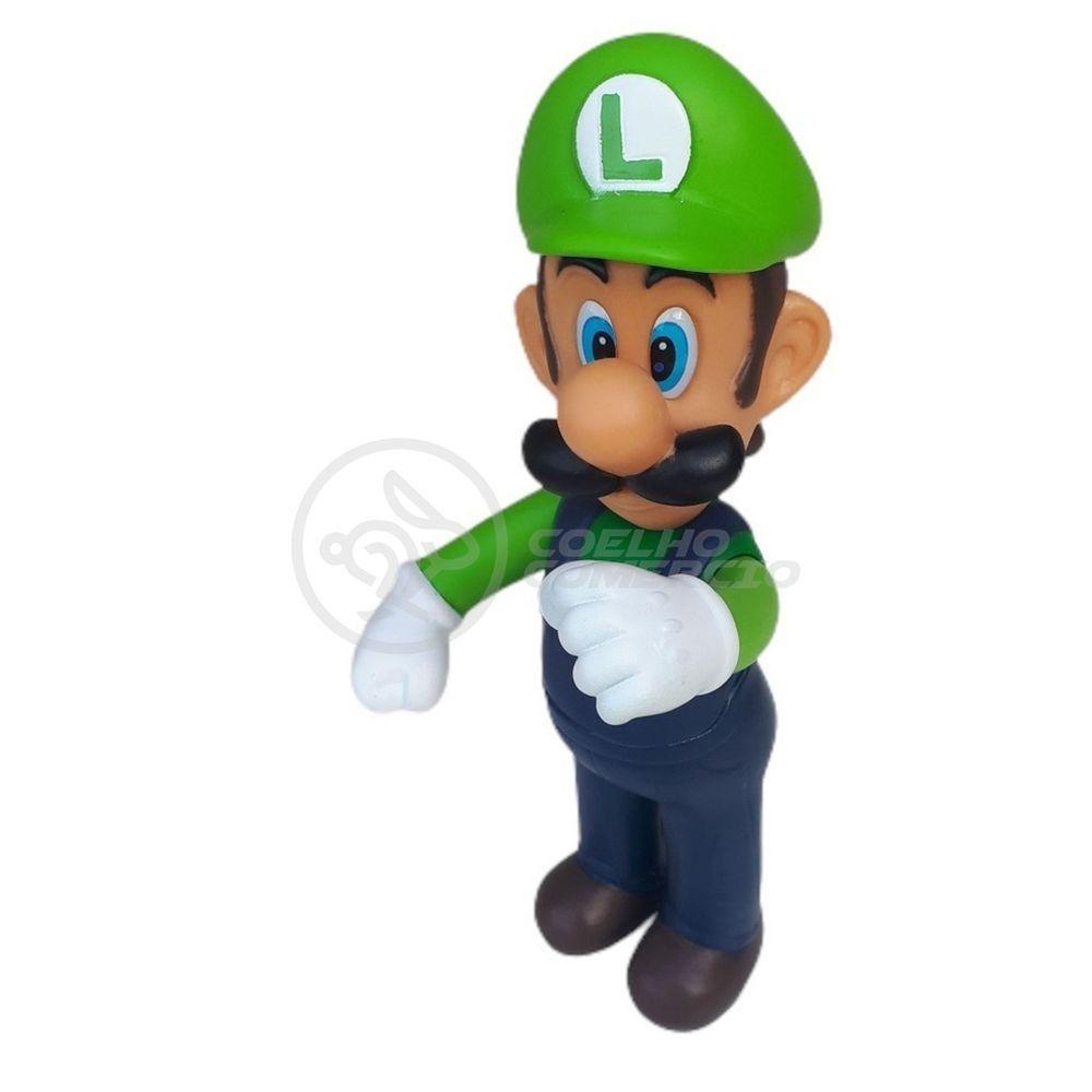 Boneco Action Figure Luigi Articulado 23cm Super Mario World - 1