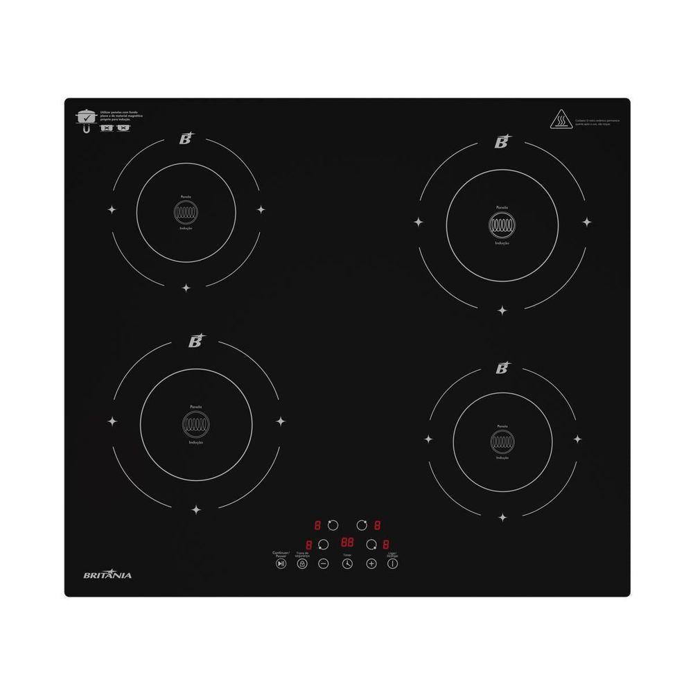 Cooktop De Indução Britânia 6000W BCTE40A 220V - 1