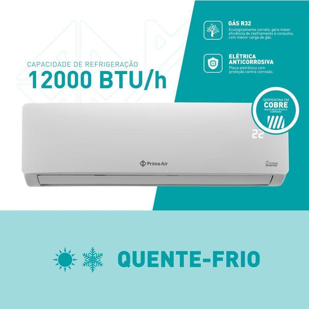 Ar Condicionado Split 12000 BTUs Prime Air Quente/Frio 12QC 220V - 4
