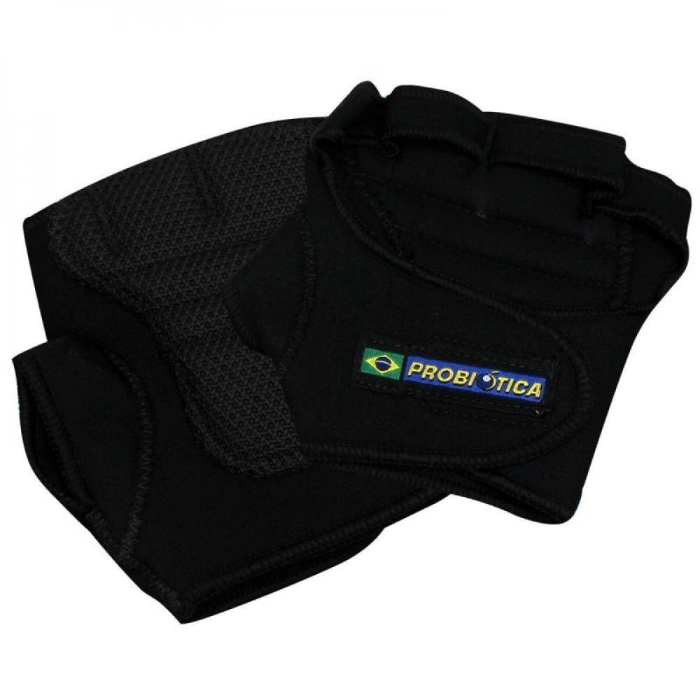 Luva Esportiva Rubber M - Probiotica Preto - 1