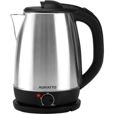 Chaleira Elétrica Agratto Aroma ACEI01I-02 Inox 2,2L com Cabo Removível 1500W 220V