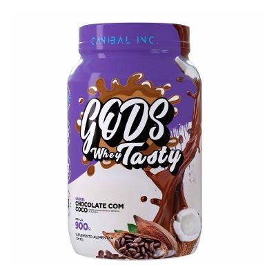 Whey Protein 3w Gods Whey 900g Chocolate Com Coco Canibal Inc