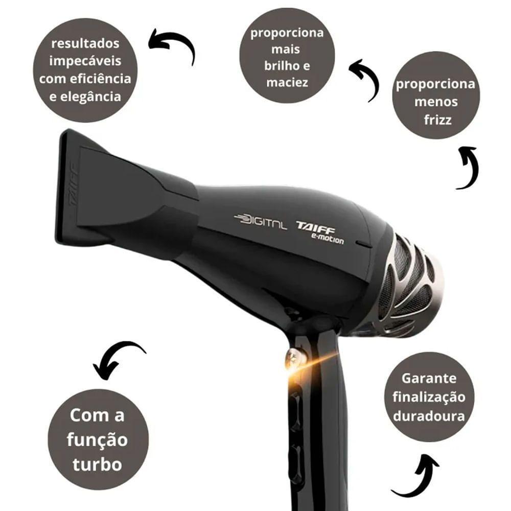 Taiff Secador Digital E-Motion 2500W Secador De Cabelo 220V - 4