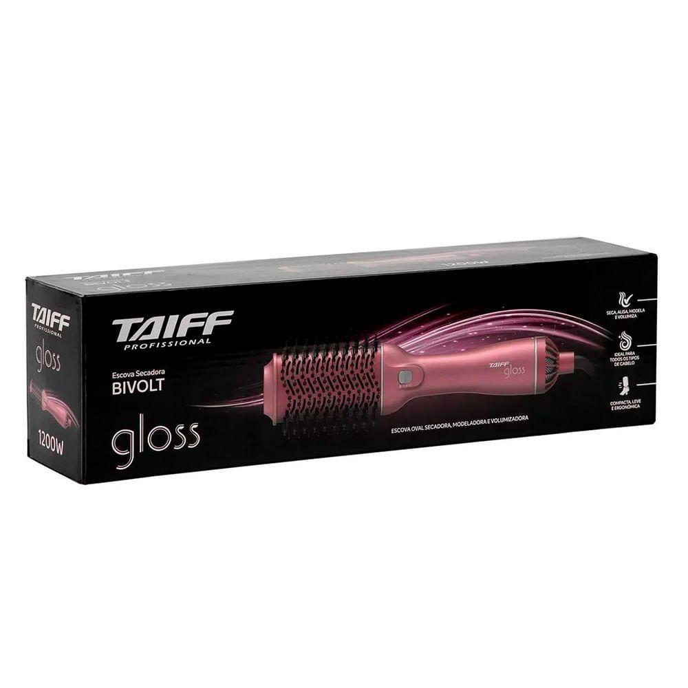Taiff Gloss Rose 1200w - Escova Secadora Bivolt - 6