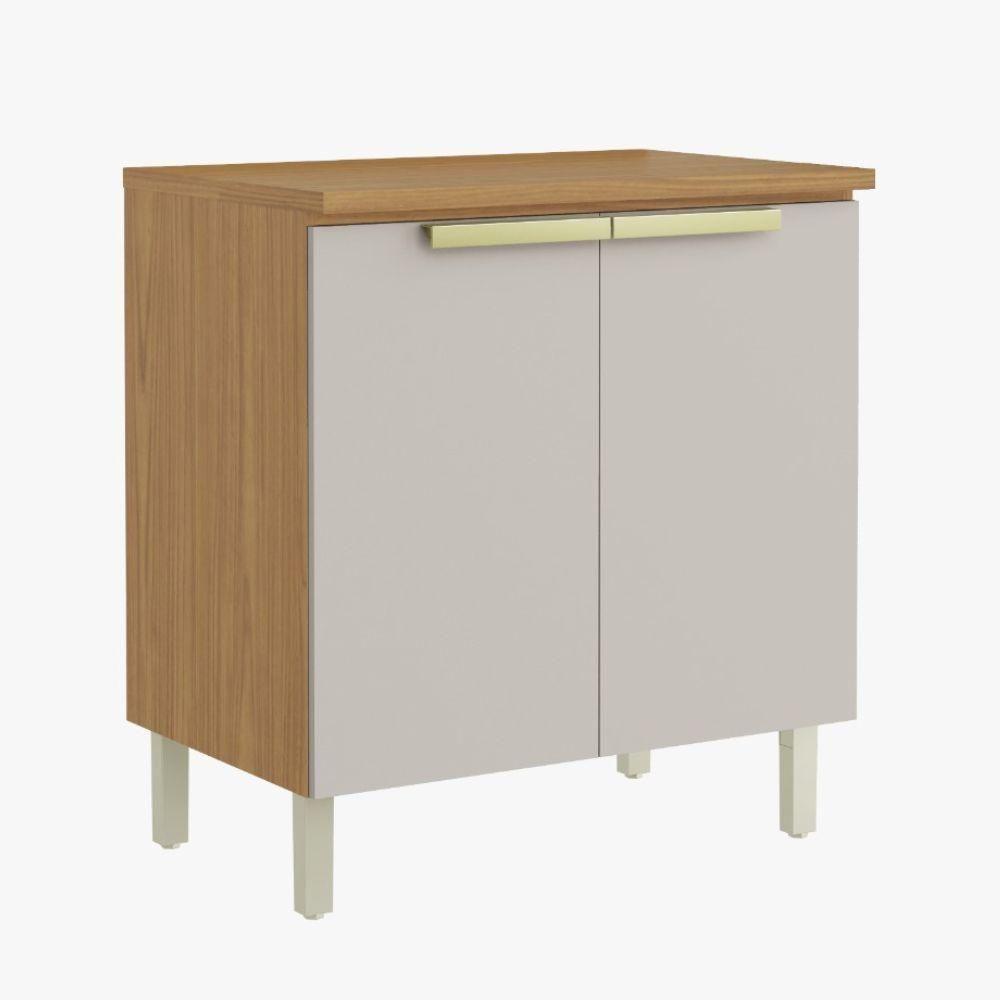 Balcão De Cozinha 2 Portas Freijo-off White New Porto Itatiaia - 3