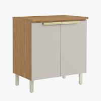 Balcão De Cozinha 2 Portas Freijo-off White New Porto Itatiaia - 3